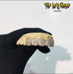 6 bottom or top iced out grillz